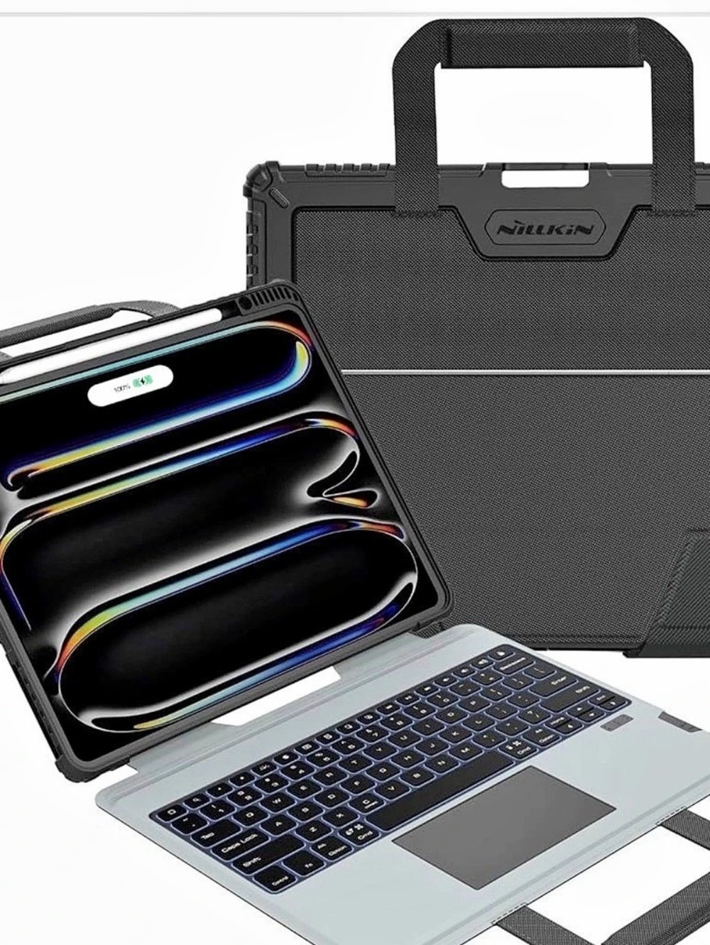 NWT Nillkin Bumper GO Keyboard Case iPad Pro 13 M4 2024 Black